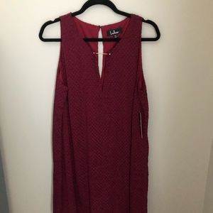 NWOT Lulu’s burgundy cocktail dress